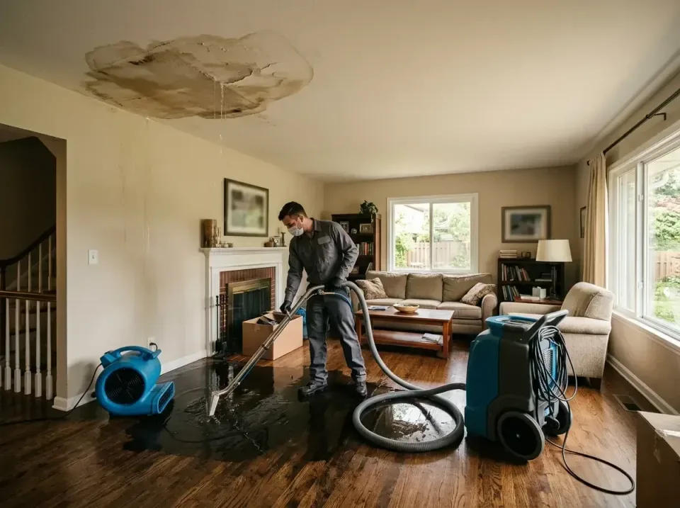 attic-pipe-burst-ceiling-drip-008 — frequently asked questions, Water Damage Restoration & Carpet Care in Juneau, WI
